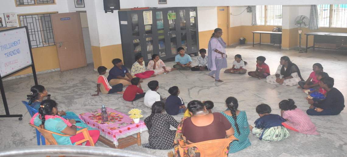 Children’s Parliament training